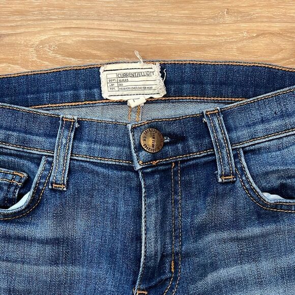 CURRENT/ELLIOTT Distressed Skinny Jeans Size 27 - Picture 2 of 7